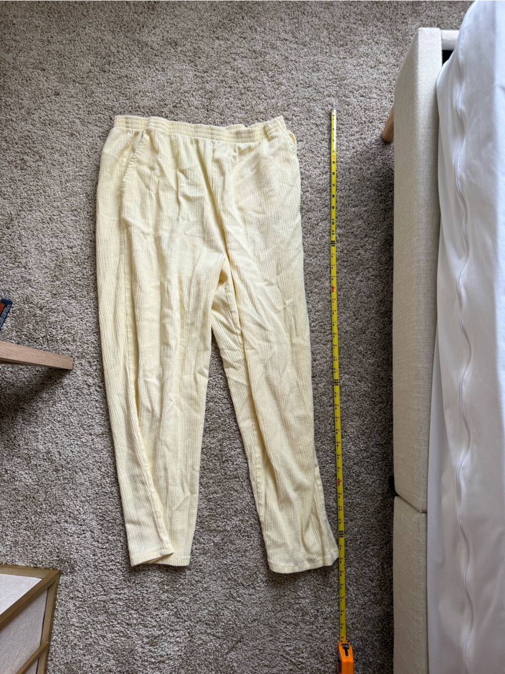 Blair Light Yellow Corduroy Pants